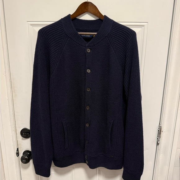 Polo Ralph Lauren Men's Navy Cardigan - Picture 7 of 7